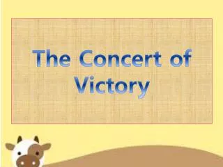 the concert of victory