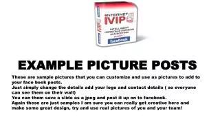EXAMPLE PICTURE POSTS