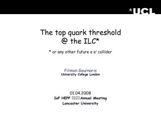 Top Threshold at the ILC