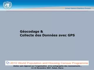 g ocodage collecte des donn es avec gps