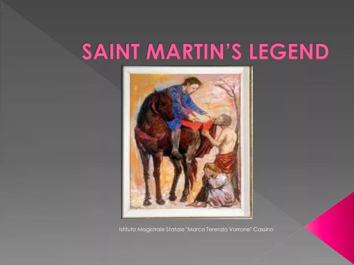 saint martin s legend