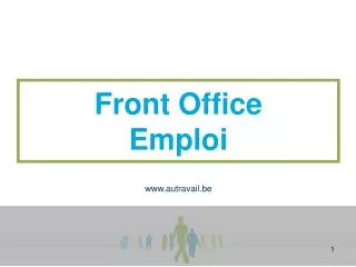 front office emploi