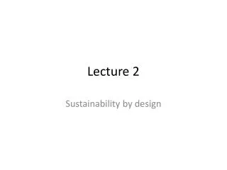 lecture 2