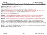 Project: IEEE P802.15 Working Group for Wireless Personal Area Networks (WPANs)