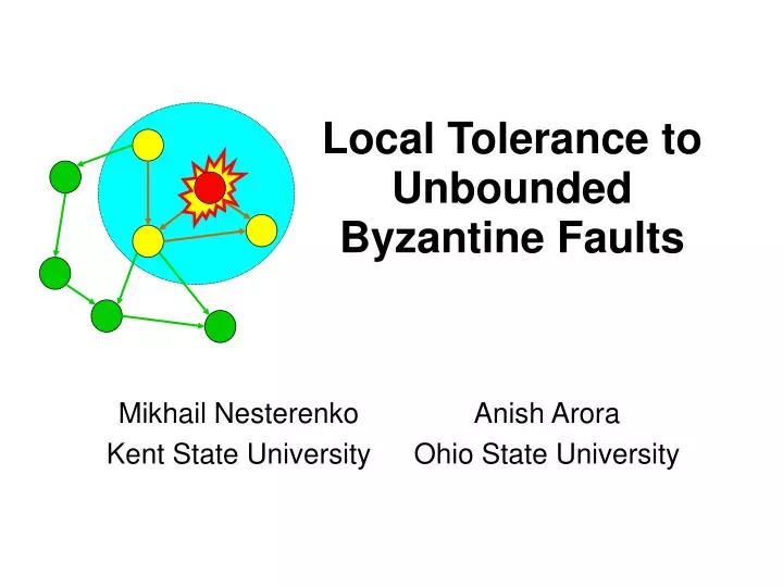 local tolerance to unbounded byzantine faults