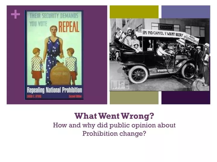 what went wrong how and why did public opinion about prohibition change