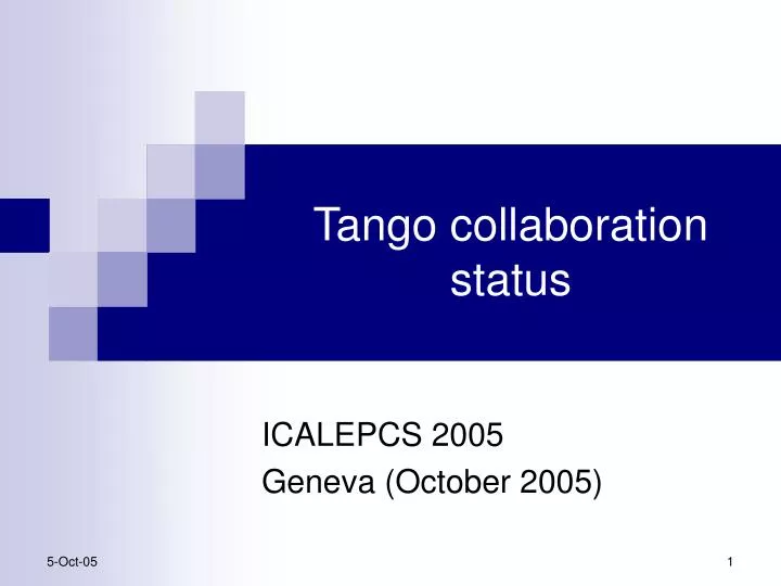tango collaboration status
