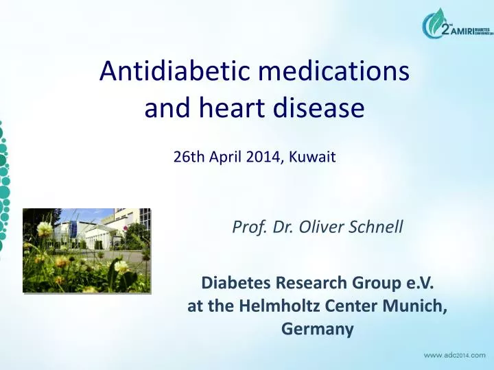 antidiabetic medications and heart disease 26th april 2014 kuwait