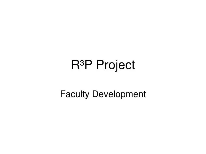 r p project