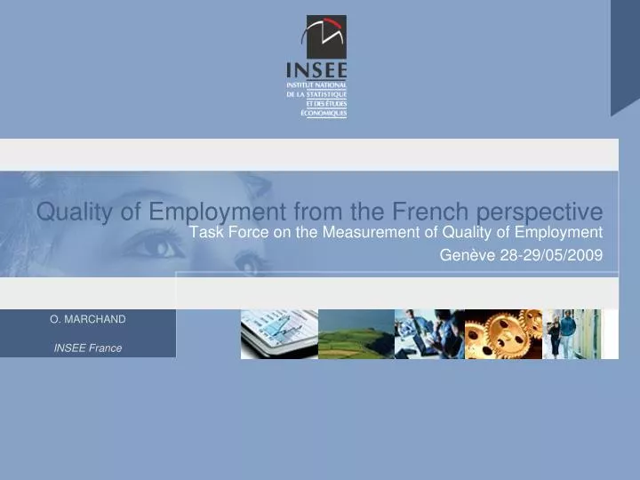 quality of employment from the french perspective