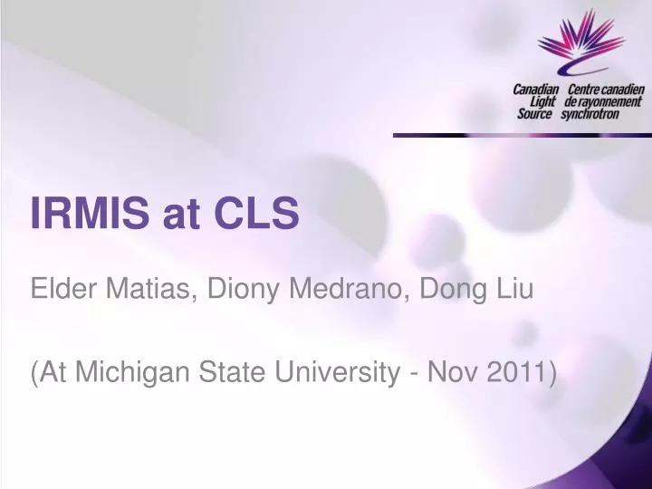 irmis at cls