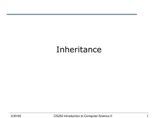 Inheritance