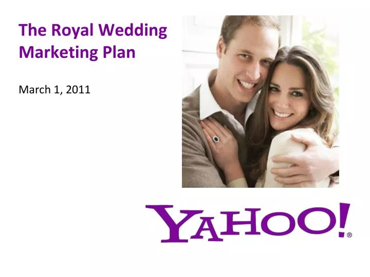 the royal wedding marketing plan