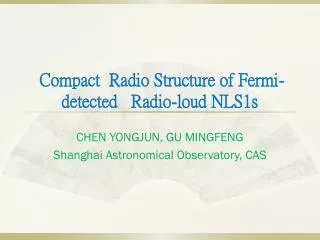 Compact Radio Structure of Fermi-detected Radio-loud NLS1s