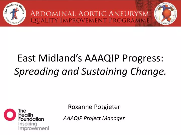 east midland s aaaqip progress spreading and sustaining change