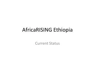 AfricaRISING Ethiopia