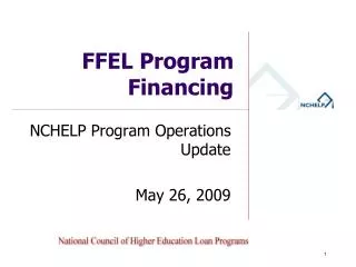 ffel program financing