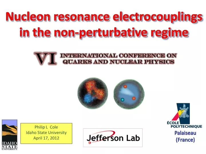 nucleon resonance electrocouplings in the non perturbative regime