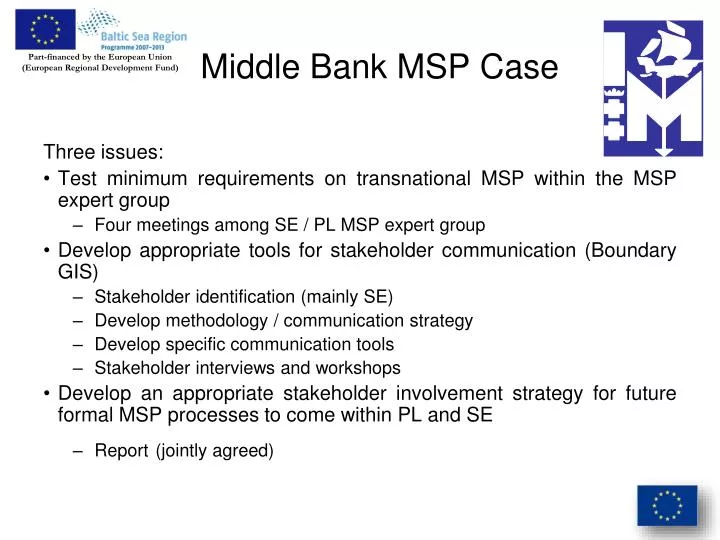 middle bank msp case