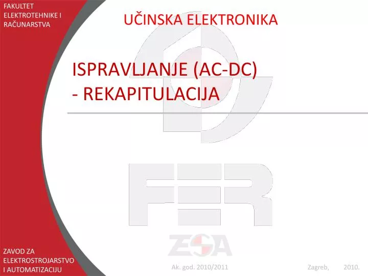 ispravljanje ac dc rekapitulacija