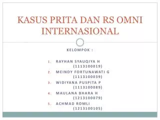 kasus prita dan rs omni internasional