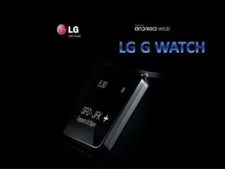 LG G WATCH