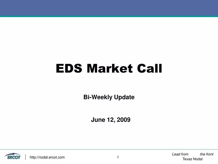 eds market call
