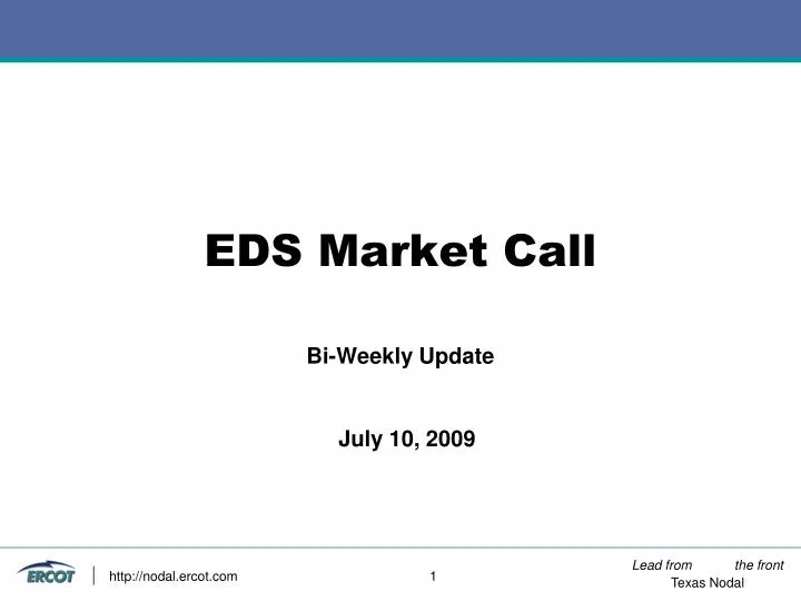 eds market call