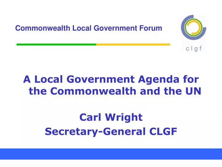 commonwealth local government forum