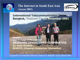 The Internet in South East Asia (Asean 2001)