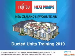 Ducted Units Training 2010
