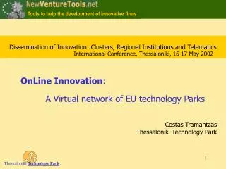 Dissemination of Innovation: Clusters, Regional Institutions and Telematics