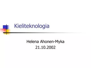 kieliteknologia
