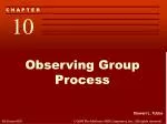 Observing Group Process - slide 1
