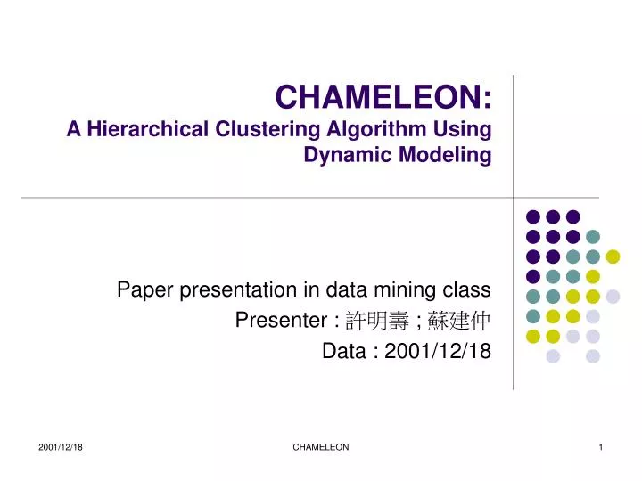 chameleon a hierarchical clustering algorithm using dynamic modeling