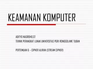 keamanan komputer
