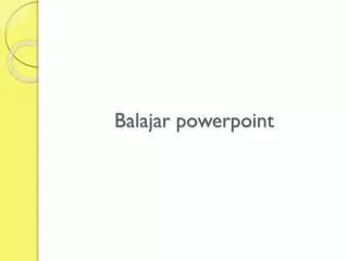 balajar powerpoint