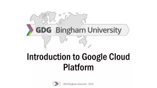 Introduction to Google Cloud Platform
