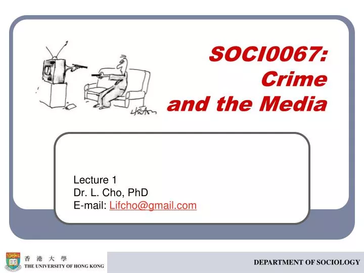 soci0067 crime and the media