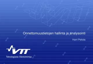 onnettomuustietojen hallinta ja analysointi