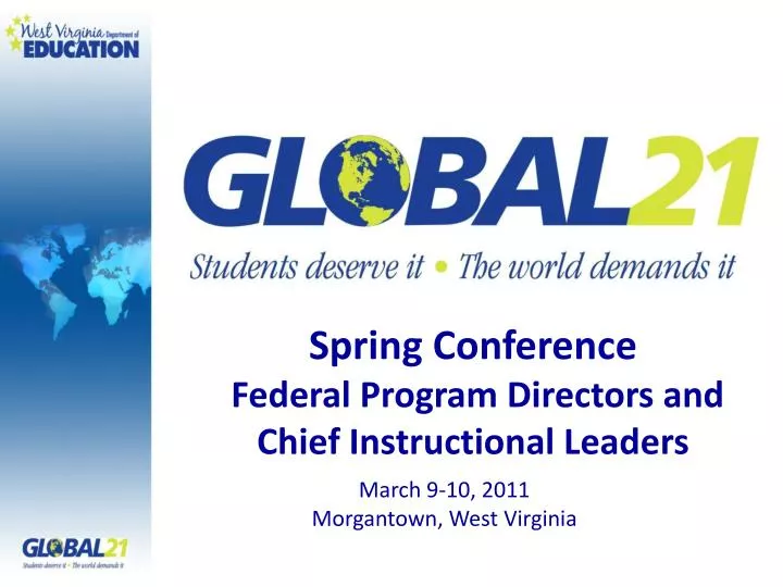 spring conference federal program directors and chief instructional leaders