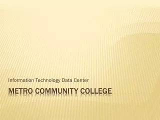 Metro Community College