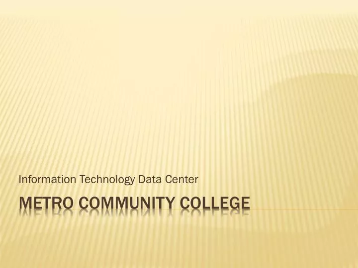 information technology data center