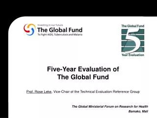 Five-Year Evaluation of The Global Fund