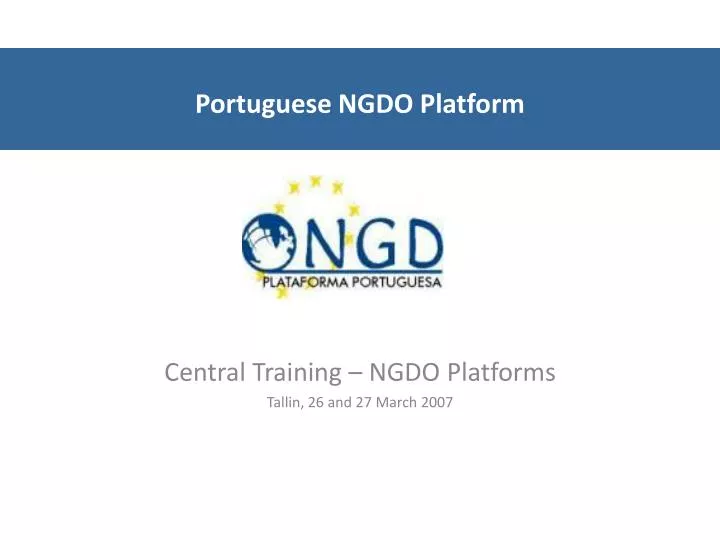 portuguese ngdo platform