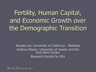 Fertility, Human Capital, and Economic Growth over the Demographic Transition