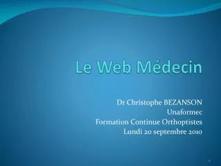 le web m decin