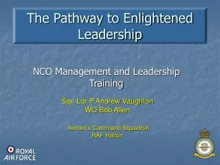 The Pathway to Enlightened Leadership