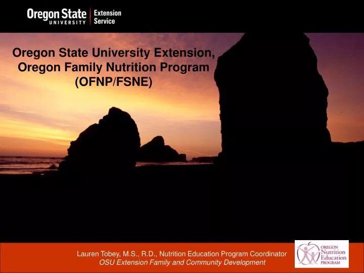 oregon state university extension oregon family nutrition program ofnp fsne