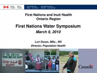 First Nations and Inuit Health Ontario Region